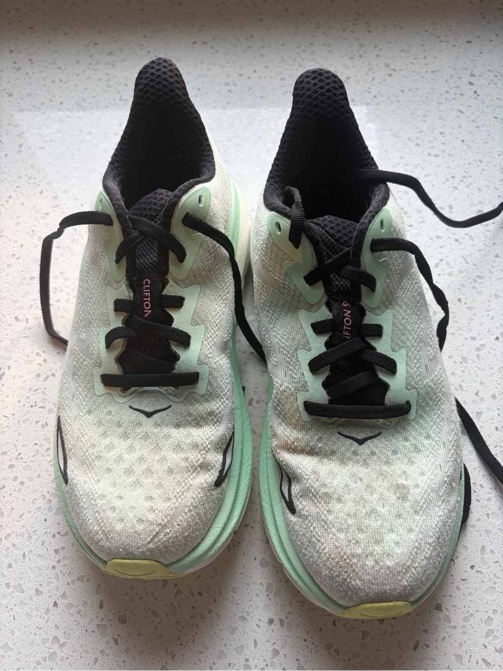 Hoka Women's Sneakers - Mint Green & Black